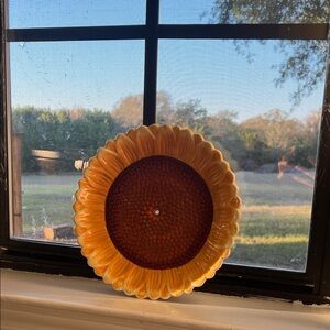 Sunflower Shaped Decorative Plate/Wall Hanging